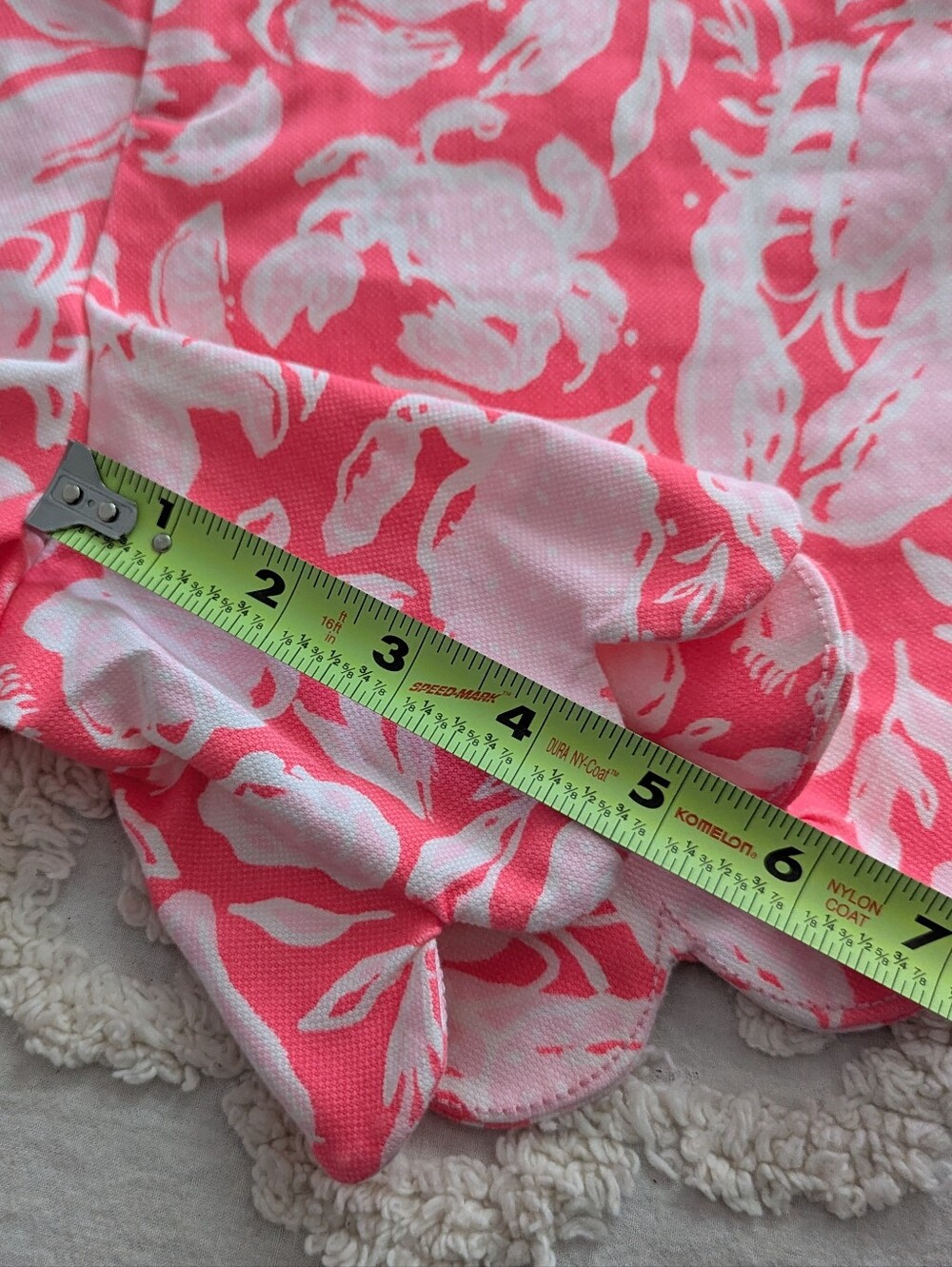 Lilly Pulitzer Scalloped Buttercup Shorts Sunbaked Crab Collab Size 0 - Picture 8 of 10